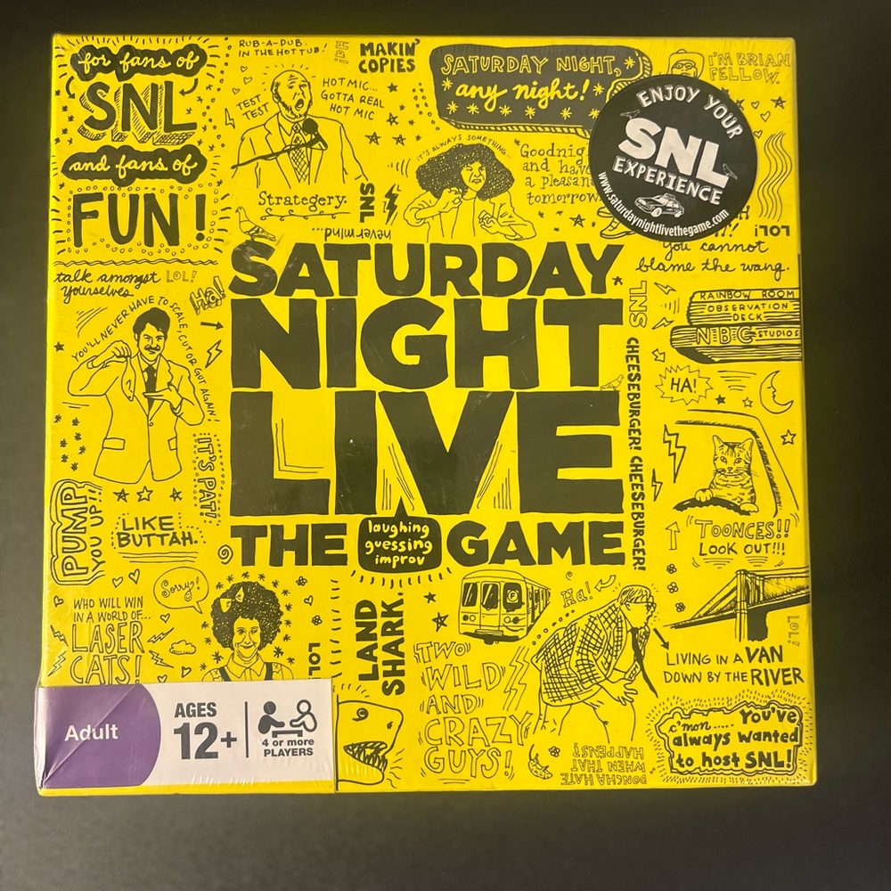 Saturday Night Live Board Game 2010 Trivia Comedy Activities SNL New Sealed